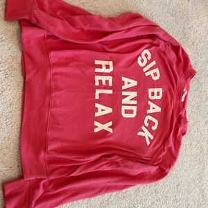Z Supply Red Sweatshirt
